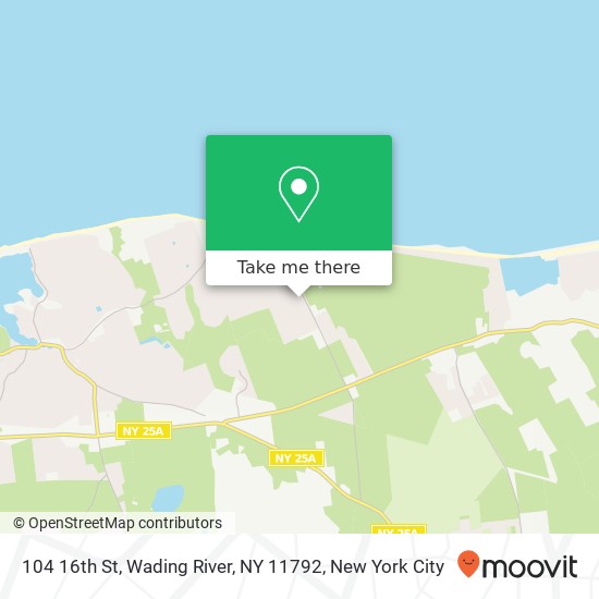 104 16th St, Wading River, NY 11792 map