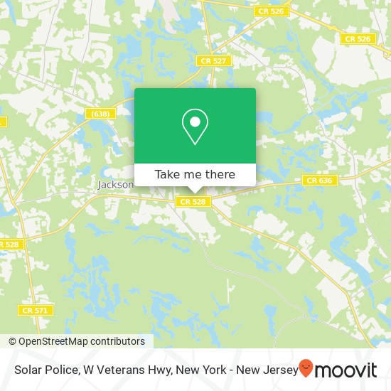 Mapa de Solar Police, W Veterans Hwy