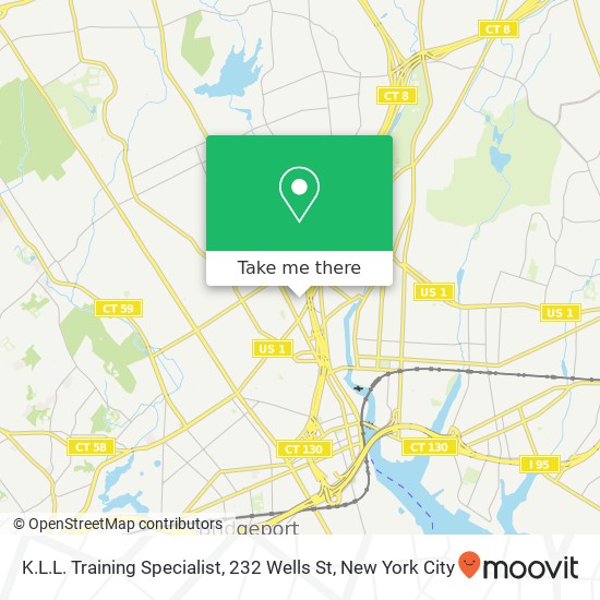 Mapa de K.L.L. Training Specialist, 232 Wells St