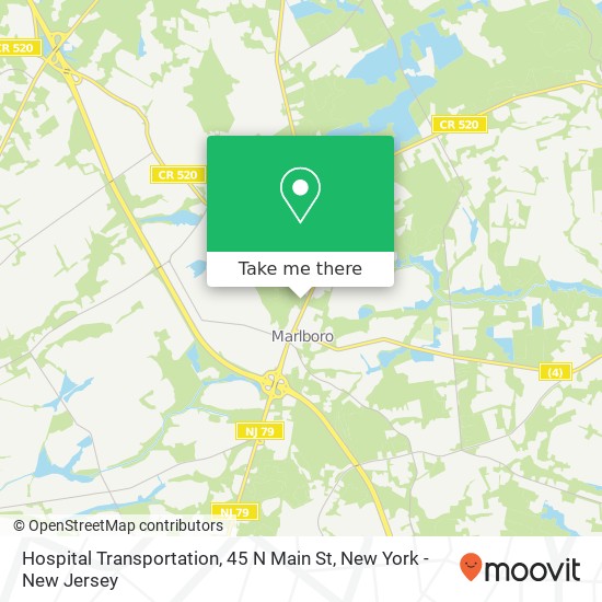 Hospital Transportation, 45 N Main St map