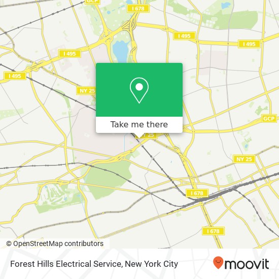 Forest Hills Electrical Service map