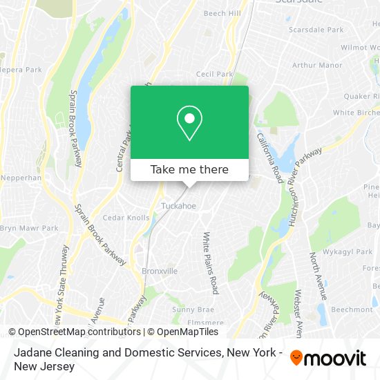 Mapa de Jadane Cleaning and Domestic Services