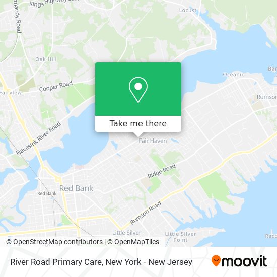 River Road Primary Care map