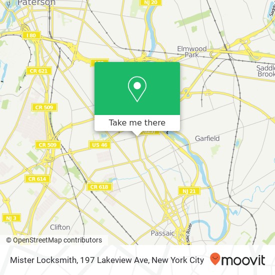 Mapa de Mister Locksmith, 197 Lakeview Ave