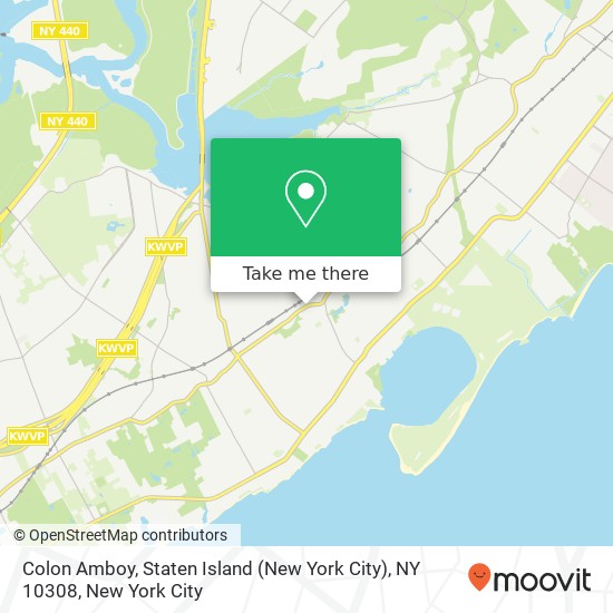Colon Amboy, Staten Island (New York City), NY 10308 map