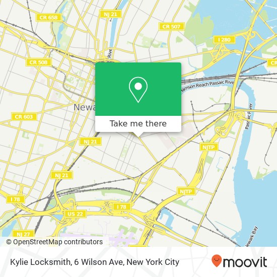 Mapa de Kylie Locksmith, 6 Wilson Ave