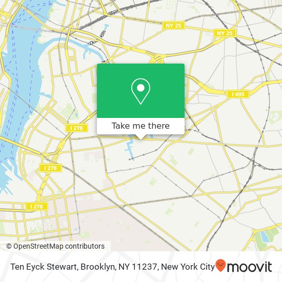 Ten Eyck Stewart, Brooklyn, NY 11237 map