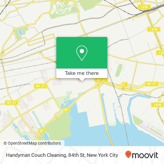 Handyman Couch Cleaning, 84th St map