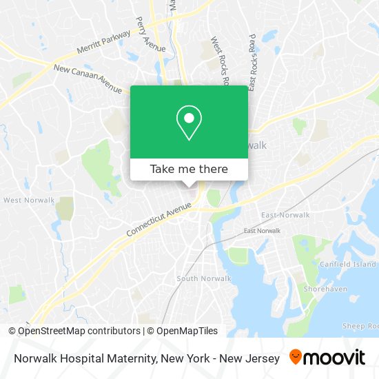 Mapa de Norwalk Hospital Maternity