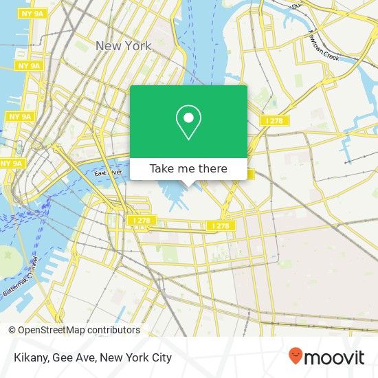 Kikany, Gee Ave map