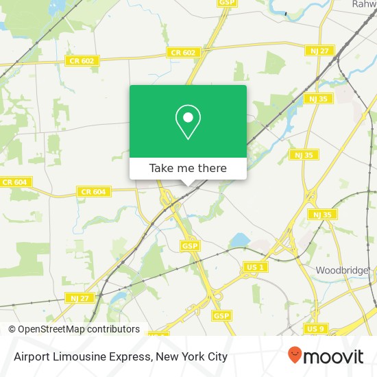 Mapa de Airport Limousine Express