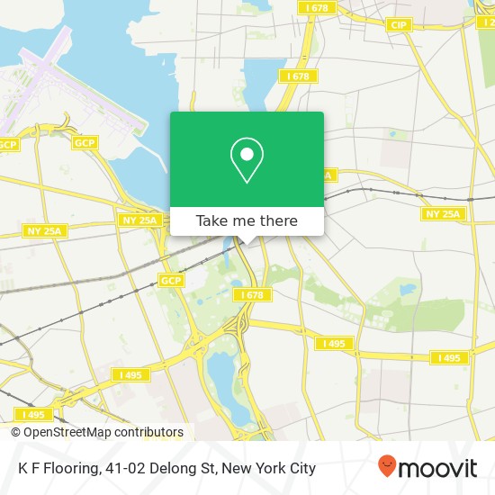Mapa de K F Flooring, 41-02 Delong St