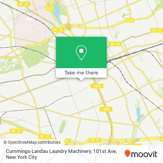 Cummings-Landau Laundry Machinery, 101st Ave map