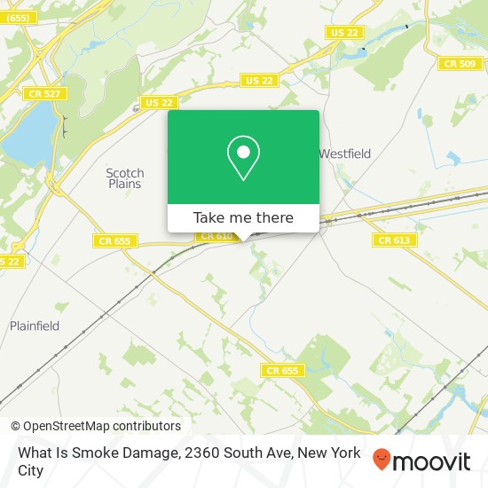 What Is Smoke Damage, 2360 South Ave map