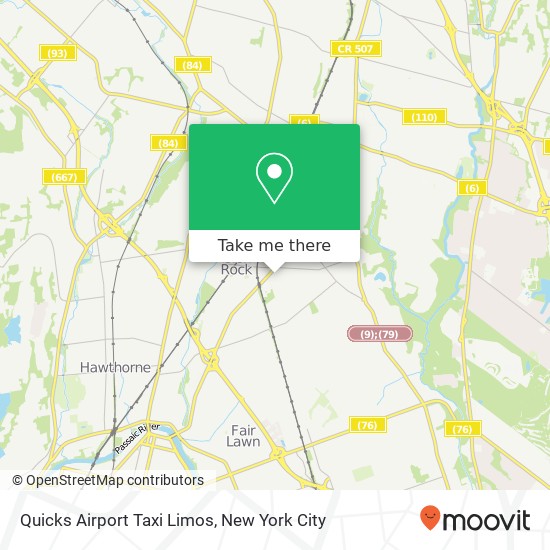Mapa de Quicks Airport Taxi Limos
