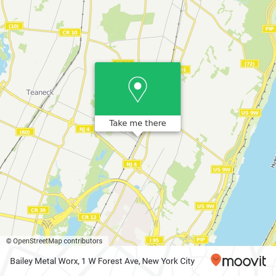Bailey Metal Worx, 1 W Forest Ave map