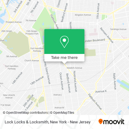 Mapa de Lock Locks & Locksmith