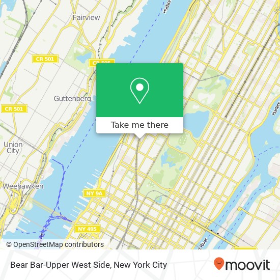 Bear Bar-Upper West Side map