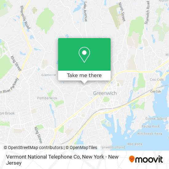 Mapa de Vermont National Telephone Co