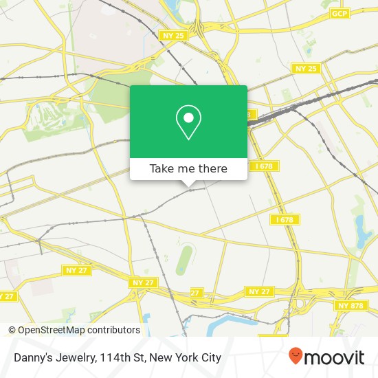 Danny's Jewelry, 114th St map