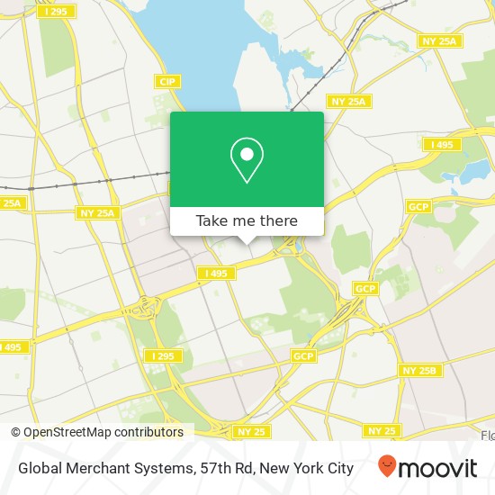 Global Merchant Systems, 57th Rd map