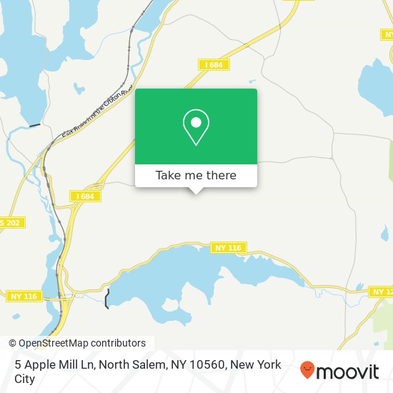 5 Apple Mill Ln, North Salem, NY 10560 map