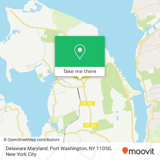 Delaware Maryland, Port Washington, NY 11050 map