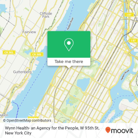 Wynn Health- an Agency for the People, W 95th St map