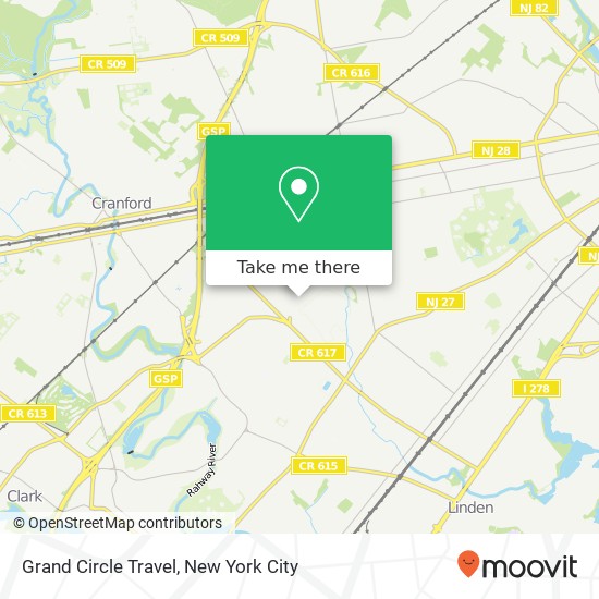 Grand Circle Travel map