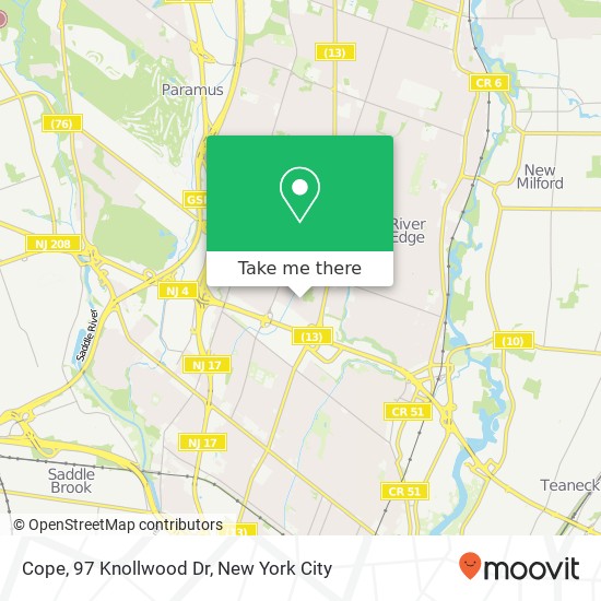 Mapa de Cope, 97 Knollwood Dr