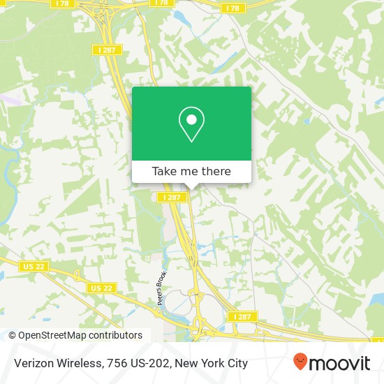 Verizon Wireless, 756 US-202 map