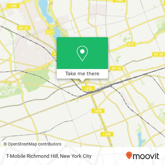 T-Mobile Richmond Hill map