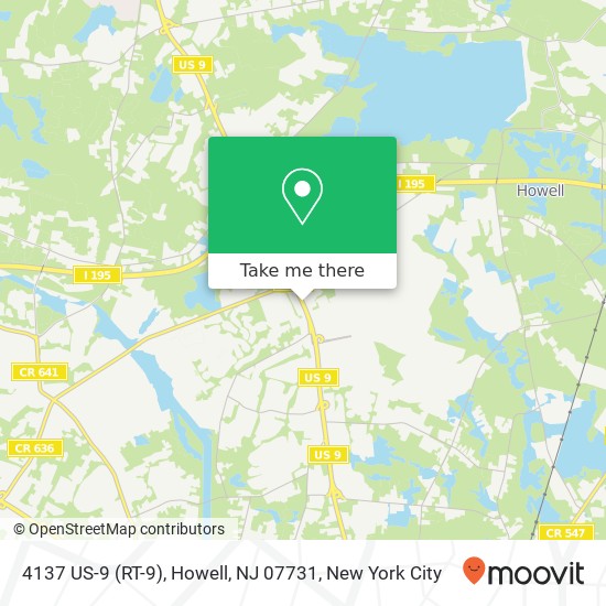 4137 US-9 (RT-9), Howell, NJ 07731 map