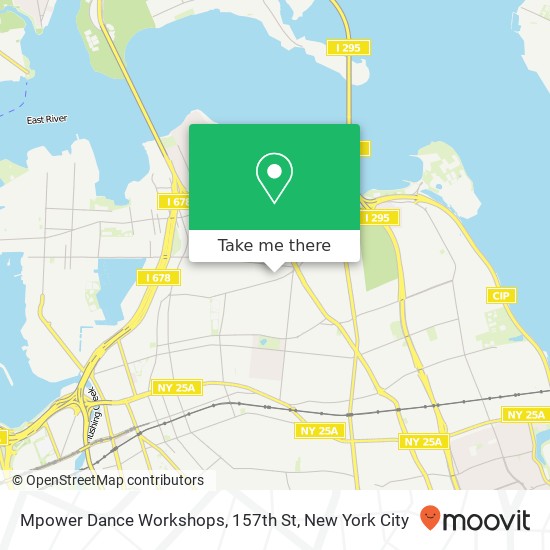 Mpower Dance Workshops, 157th St map