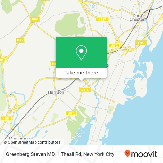 Greenberg Steven MD, 1 Theall Rd map