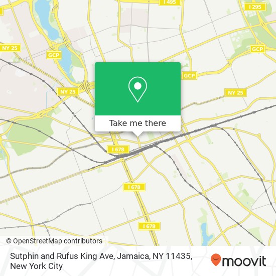 Mapa de Sutphin and Rufus King Ave, Jamaica, NY 11435