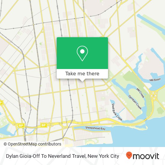 Mapa de Dylan Gioia-Off To Neverland Travel