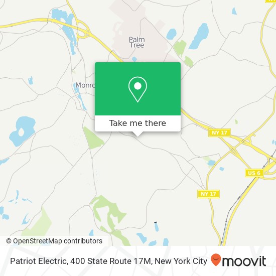 Patriot Electric, 400 State Route 17M map