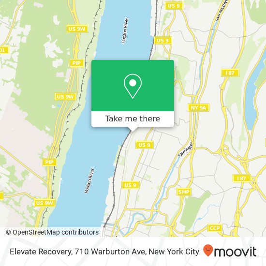 Elevate Recovery, 710 Warburton Ave map