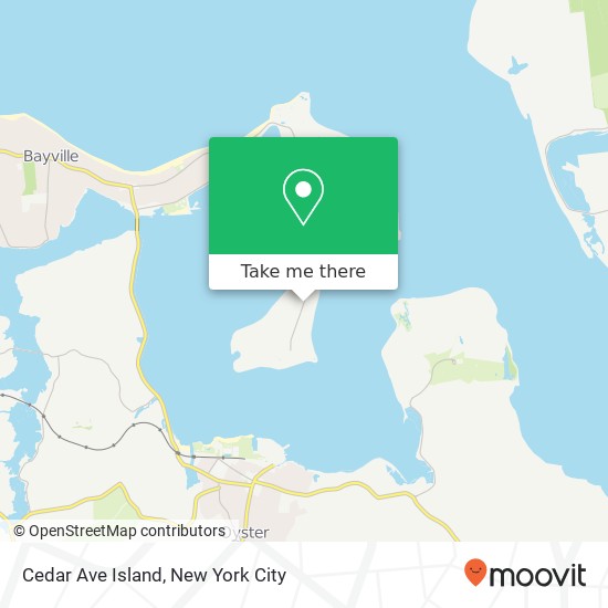 Cedar Ave Island, Oyster Bay, NY 11771 map