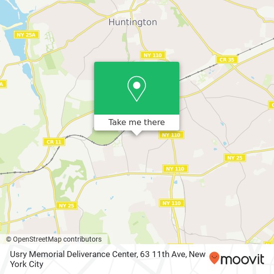 Mapa de Usry Memorial Deliverance Center, 63 11th Ave