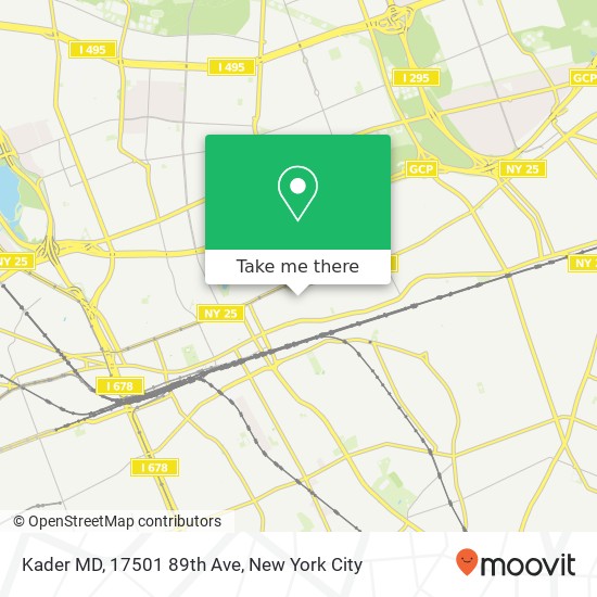 Mapa de Kader MD, 17501 89th Ave