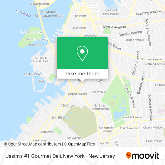 Jasim's #1 Gourmet Deli map