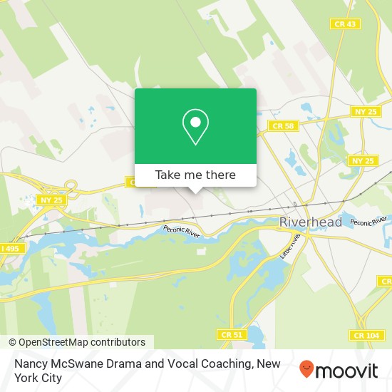 Mapa de Nancy McSwane Drama and Vocal Coaching