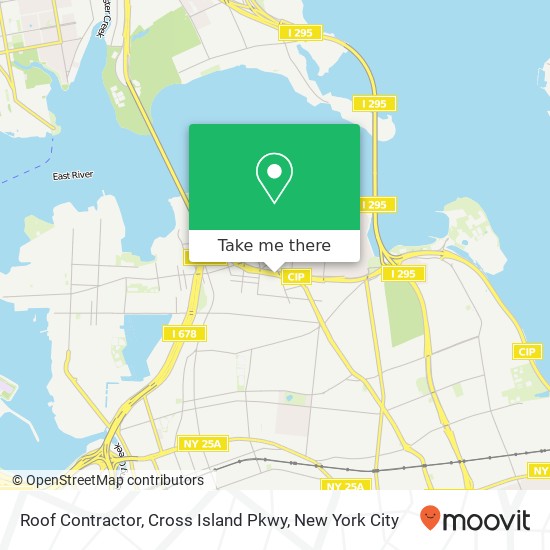 Roof Contractor, Cross Island Pkwy map