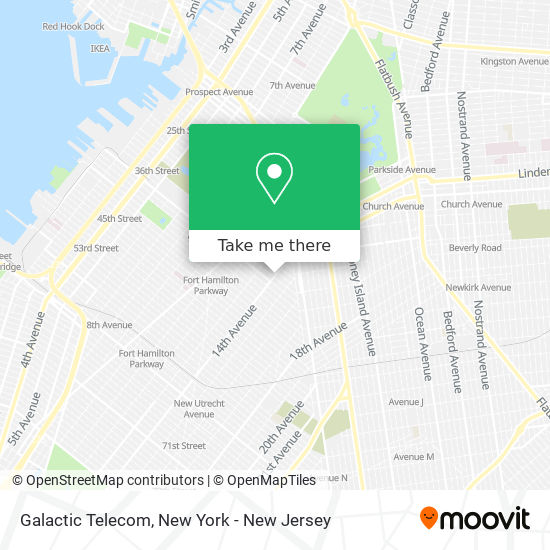 Galactic Telecom map