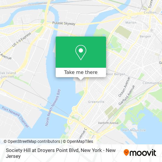 Society Hill at Droyers Point Blvd map