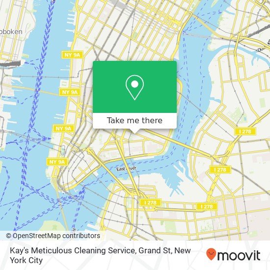 Mapa de Kay's Meticulous Cleaning Service, Grand St