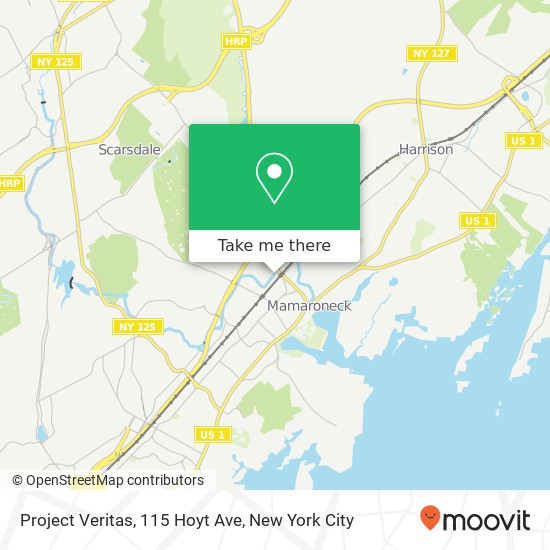 Mapa de Project Veritas, 115 Hoyt Ave