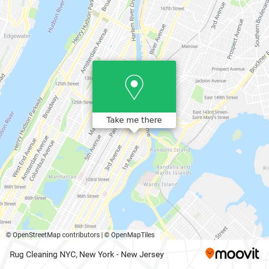Rug Cleaning NYC map